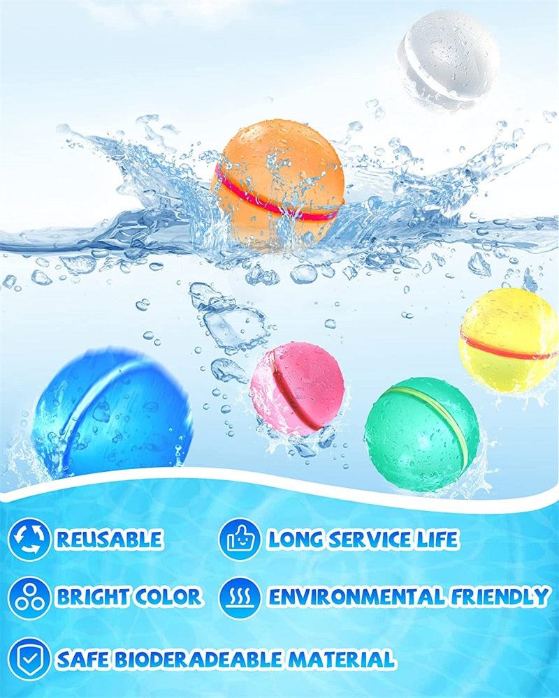 Kletshuts™ SplashFun - Gjenbrukbare Vannballonger
