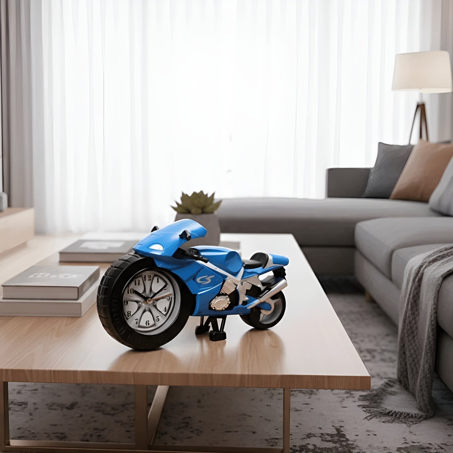 RacerClock: Stilfuld Sport-Inspireret Motorcykel Racer Ur
