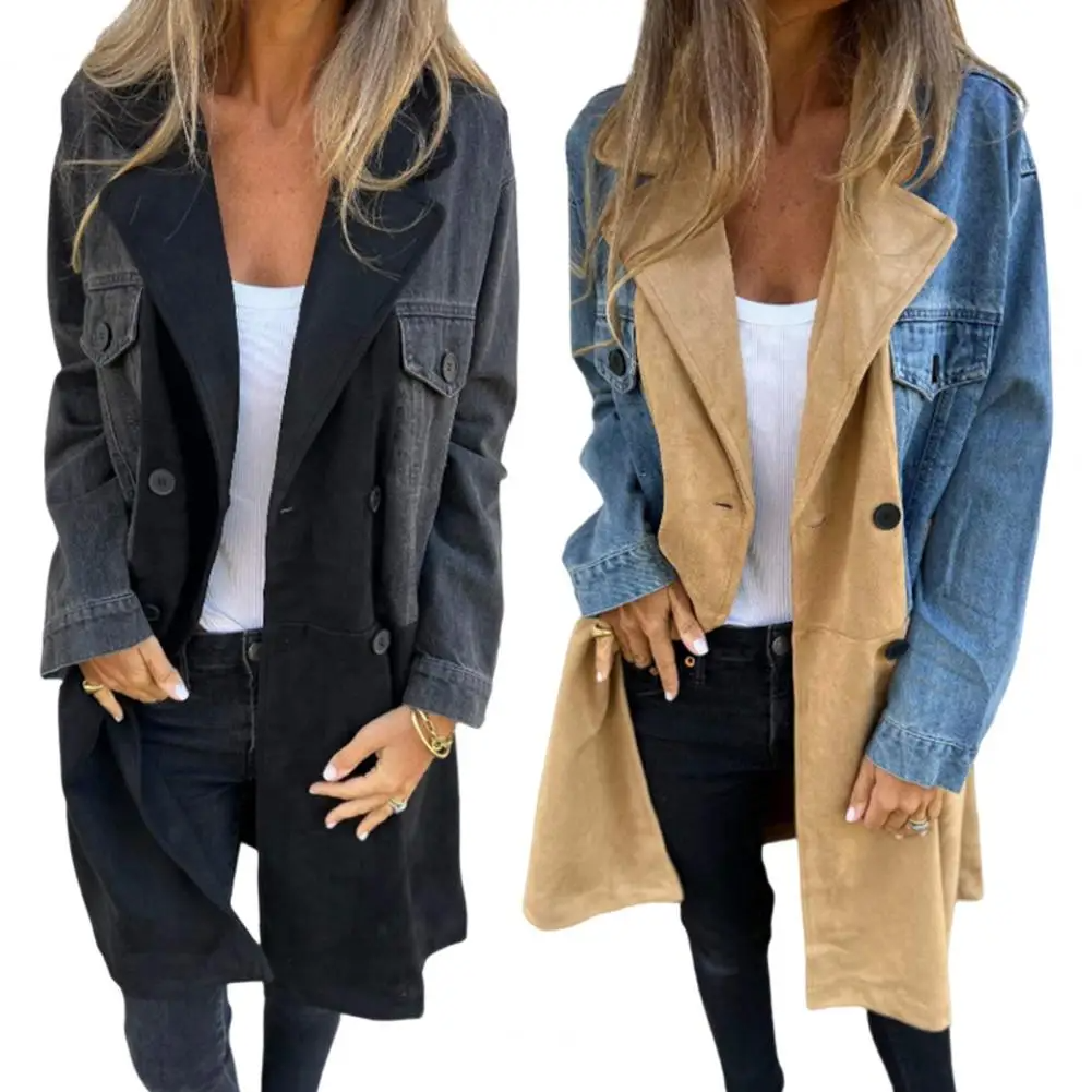 Icone™ LongCoat: Mellomlang Trenchcoat Med Stilfull Krage Og Lommer