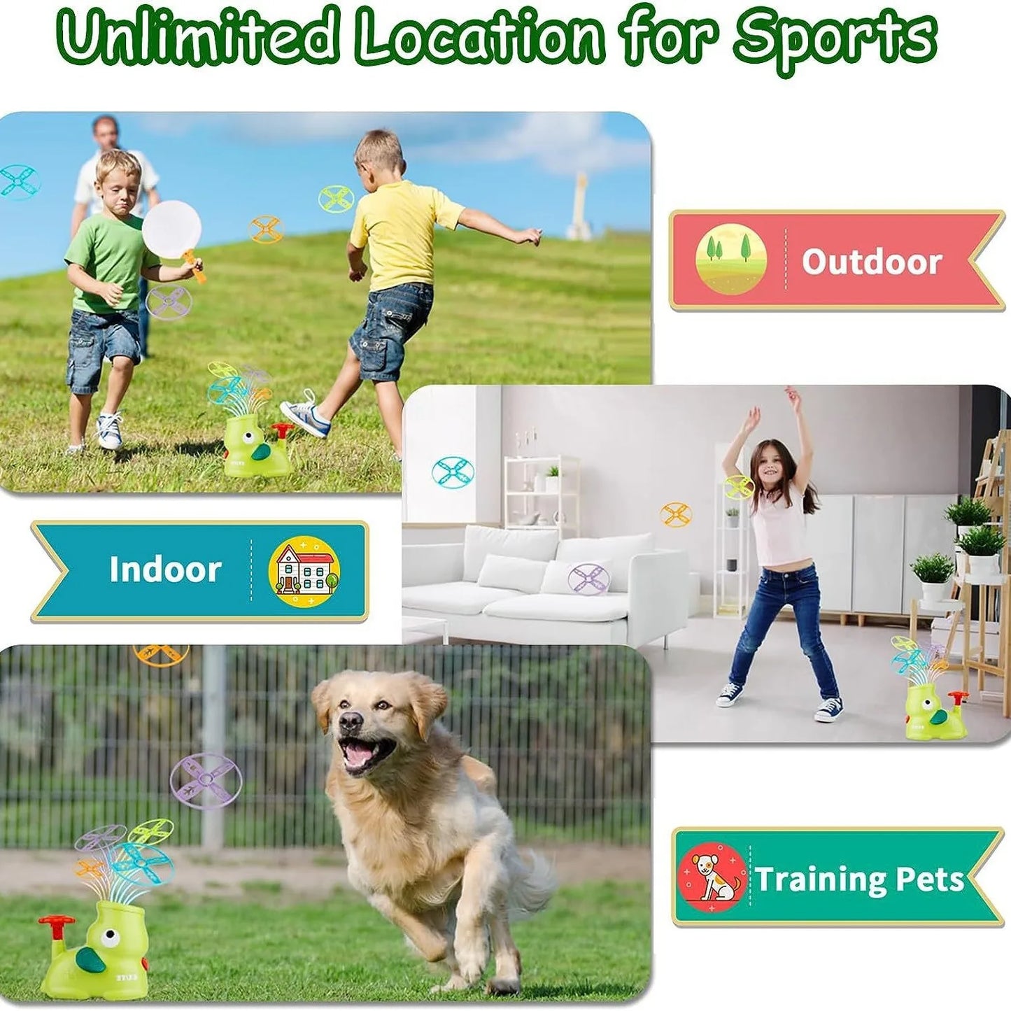 Kletshuts™ AirLauncher: Flygende Luft Vri Launcher