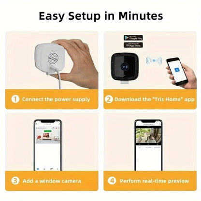 SecurityCamera: 2.4G WiFi CCTV Overvågnings Sikkerhedkamera