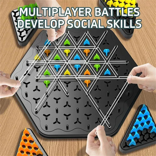 Kletshuts™ ThinkGame - Trekantkjede Strategi Og Duell Logikk Tenkespill