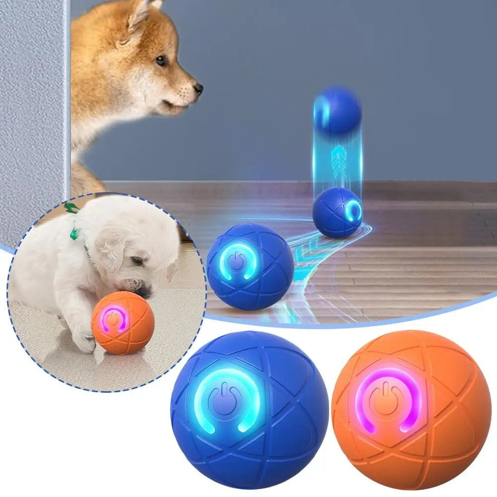 DogCatFri™ InteractiveBall: Oppladbar Interaktiv Kjæledyr Leketøyball