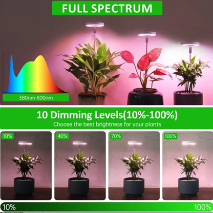 Ledsen™ PlantLamp: Justerbar Innendørs LED Vekst Lys Plante Lampe