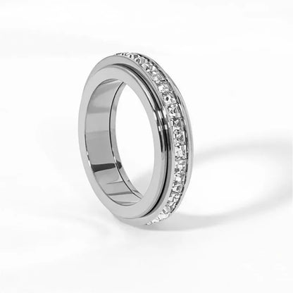 Jewelance™ RotatingRing 1+1 GRATIS: Finger Spinner Roterende Ring Anti Angst Stress Lettelse Smykker