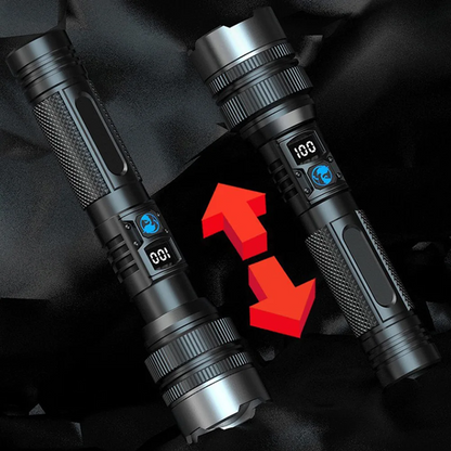 Ledsen™ AdjustableFlashlight: Ultrabright Oppladbar Lommelykt Med Justerbar Stråle