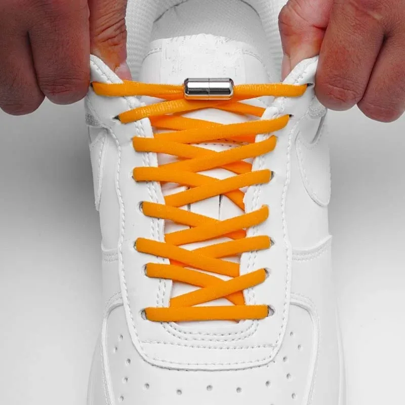 ElasticShoelaces 1+2 GRATIS - Justerbar Komfortabel Hver Dag Slid Elastik Begreb Snørebånd