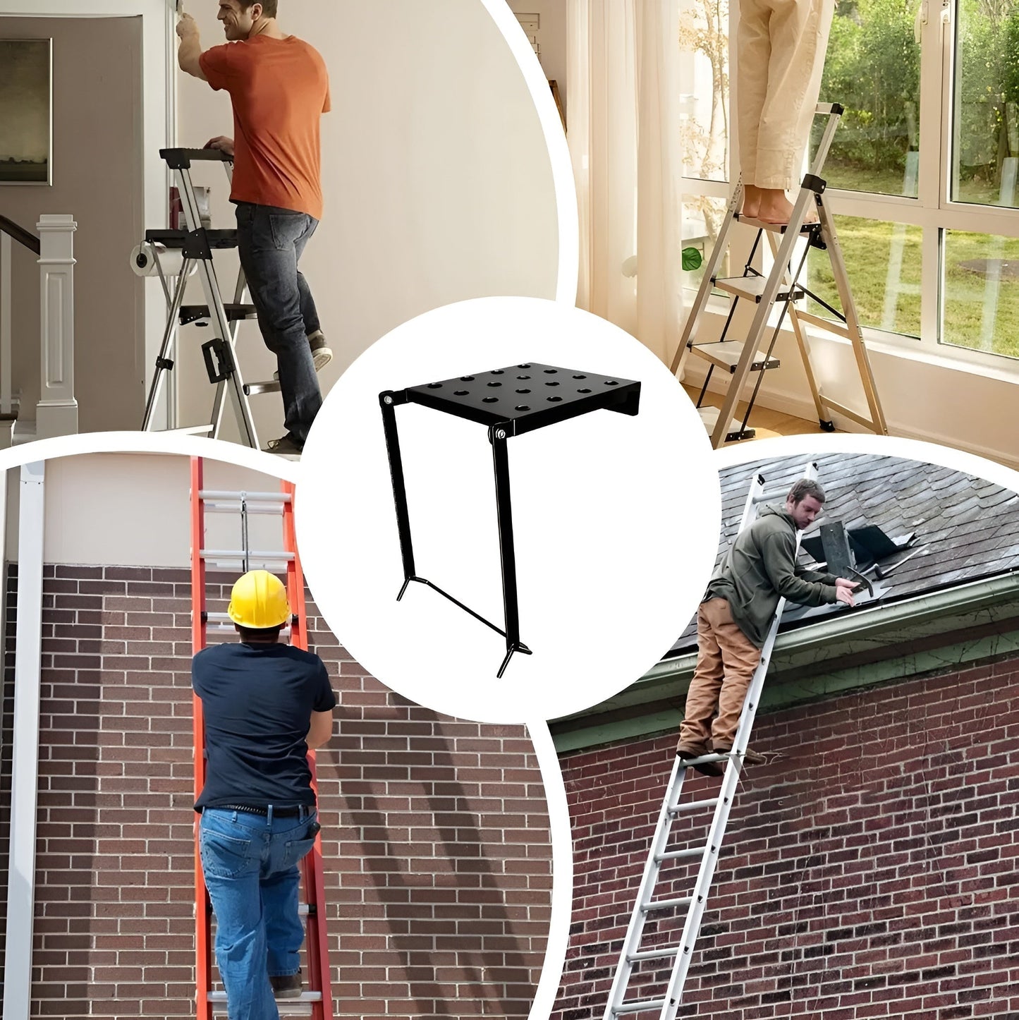Globetrek° LadderHelper: Heavy-Duty Industri-Kvalitet Ergonomisk Stige Hjælper