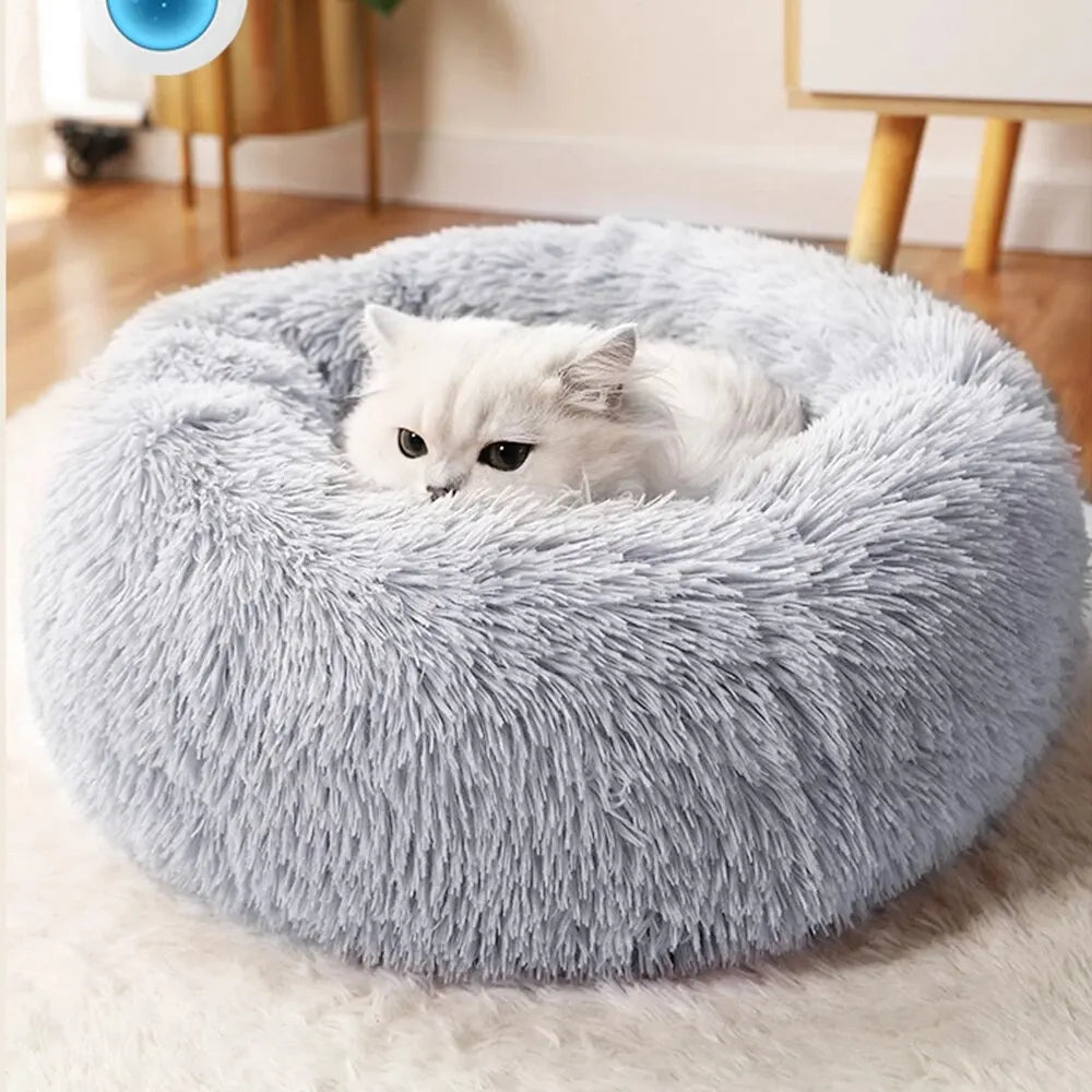 DogCatFri™ FurryBed: Komfortabel og Beroligende Seng til Kjæledyr