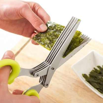Globetrek° KitchenScissors 1+1 GRATIS: Multifunksjonell 5-blads kjøkkensaks