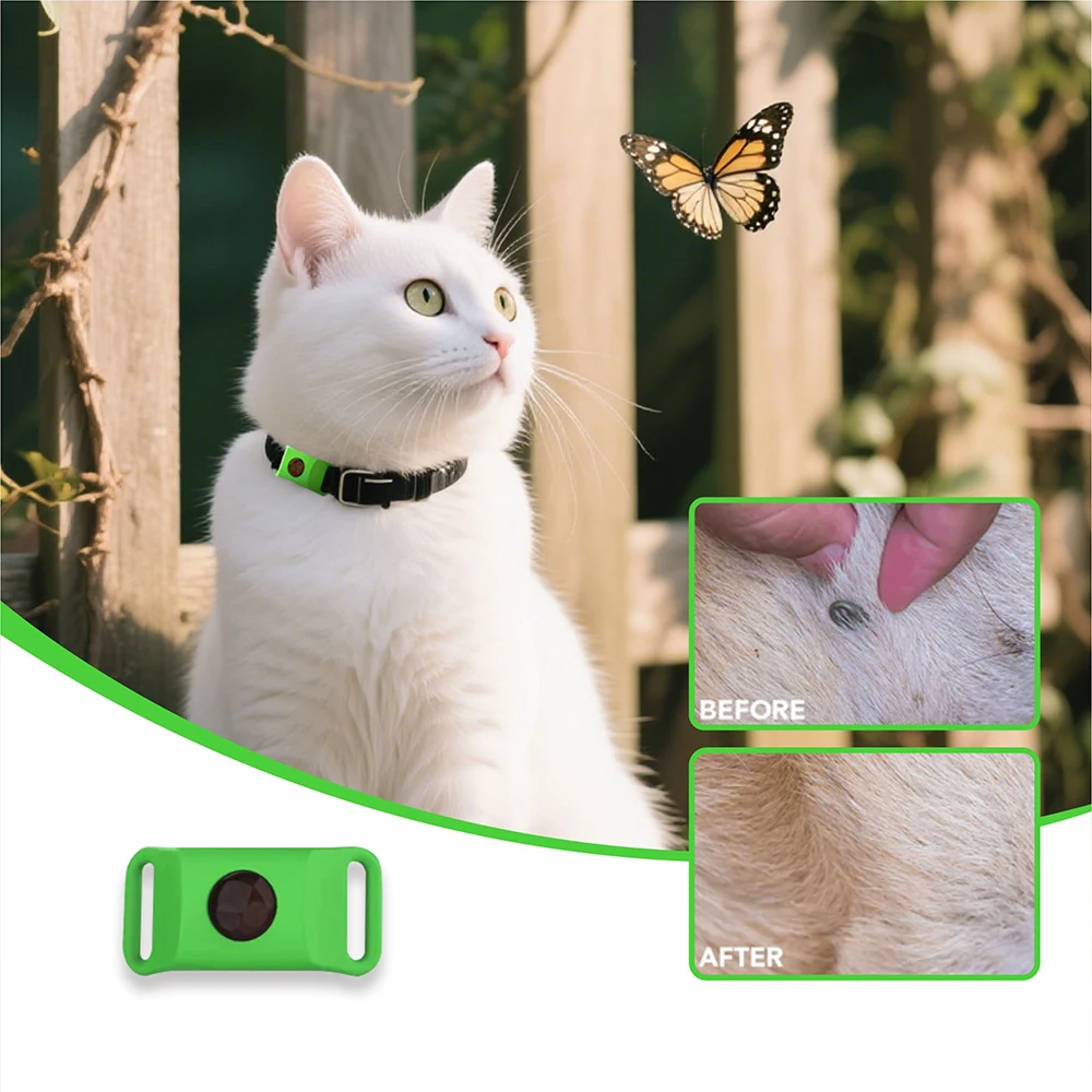 DogCatFri™ Anti-FleaPendant 1+1 GRATIS: Anti-Flått- Og Loppe-Anheng Beskyttelse