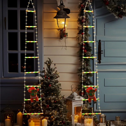 Ledsen™ ChristmasLadder: Slitesterk Utendørs LED Julestige Lysdisplay