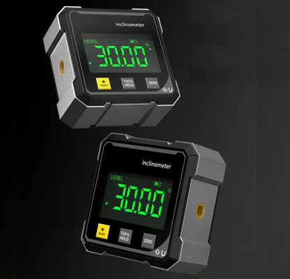 Globetrek° DigitalInclinometer: Digital Magnetisk Side Laser Hellingsmåler