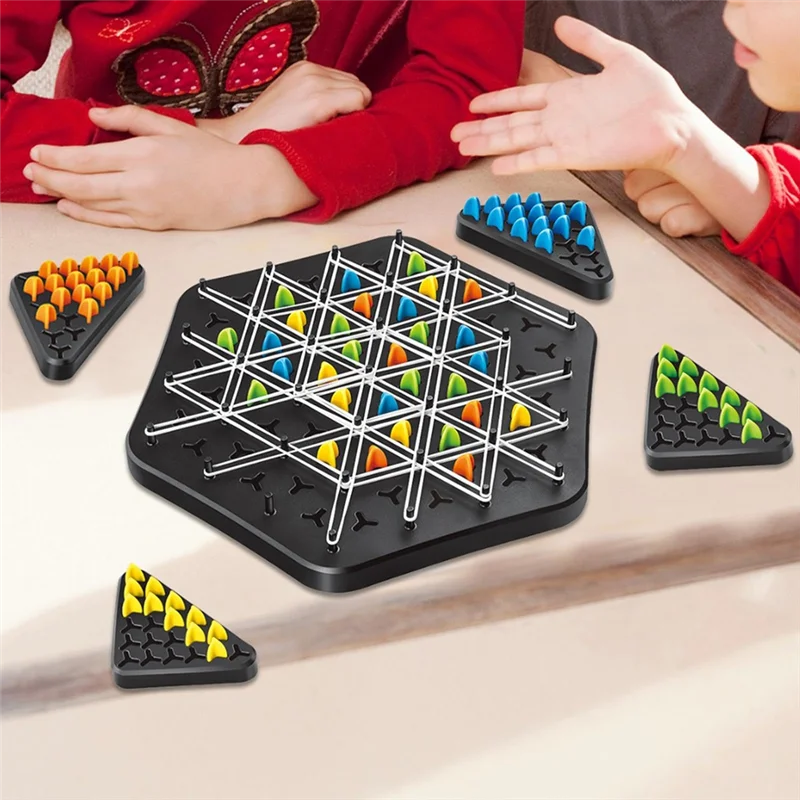 Kletshuts™ ThinkGame - Trekantkjede Strategi Og Duell Logikk Tenkespill