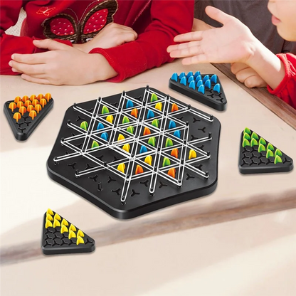 Kletshuts™ ThinkGame - Trekantkjede Strategi Og Duell Logikk Tenkespill