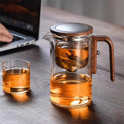 Globetrek° GlassTeapot: Automatisk Vannseparasjon Glass Tekanne