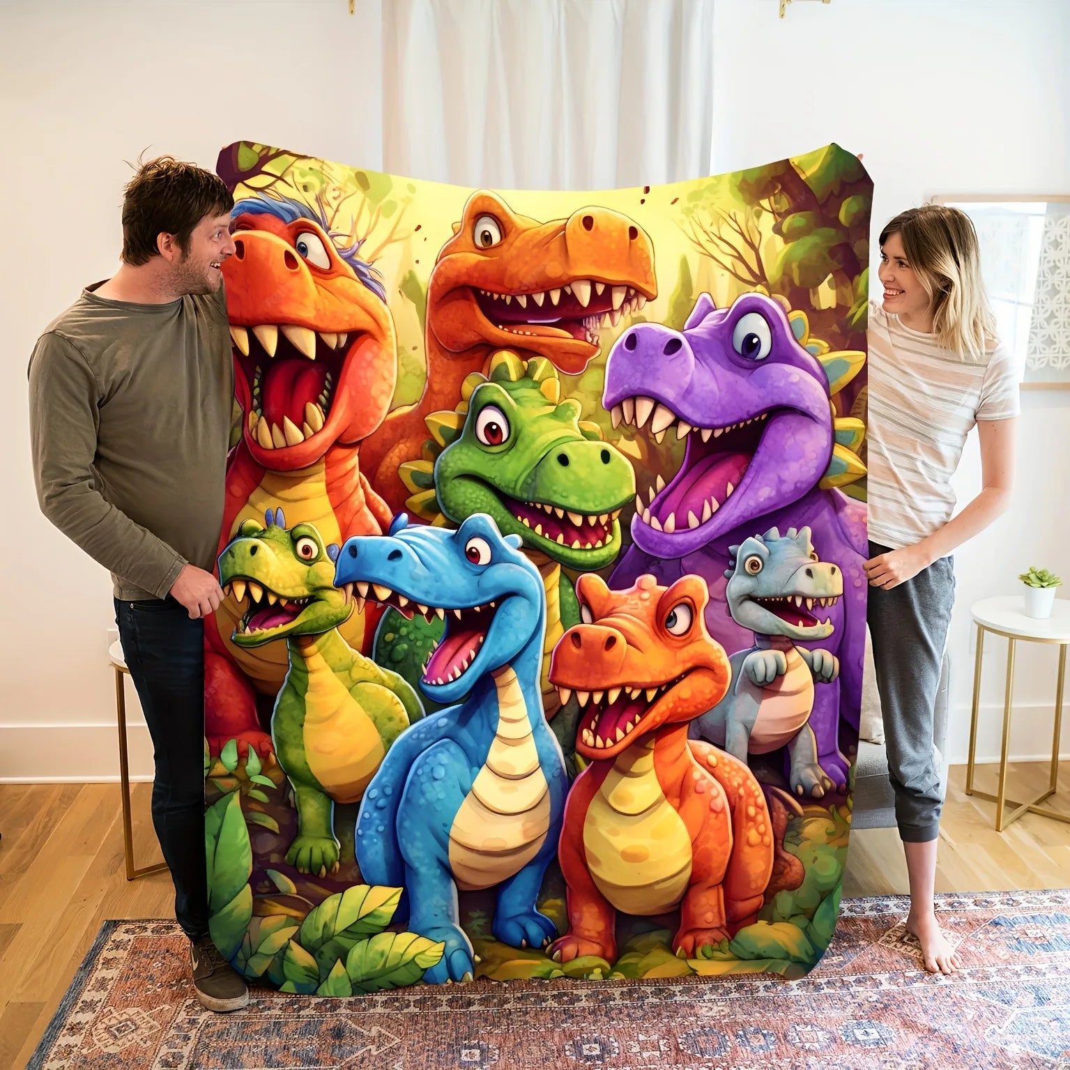 Kletshuts™ DinosaurBlanket: Mykt Og Koselig Dinosaurteppe For Barn