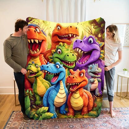 Kletshuts™ DinosaurBlanket: Mykt Og Koselig Dinosaurteppe For Barn