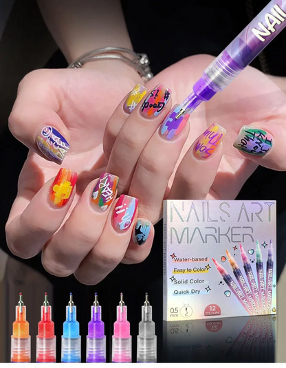 NailStyler™: Presisjon Neglekunst Liner Verktøysett Neglestyler