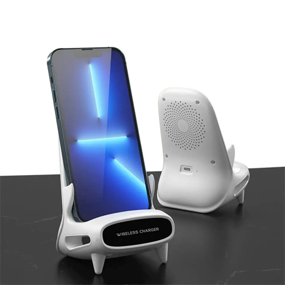 ChargingChair: Mini Stol Trådløs Telefon Hurtiglader
