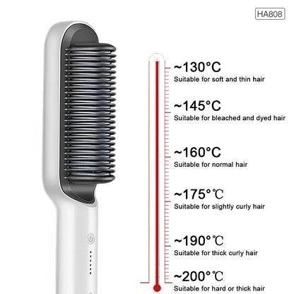 Rose® CeramicBrush - Hår Glattejern og Krøllbørste