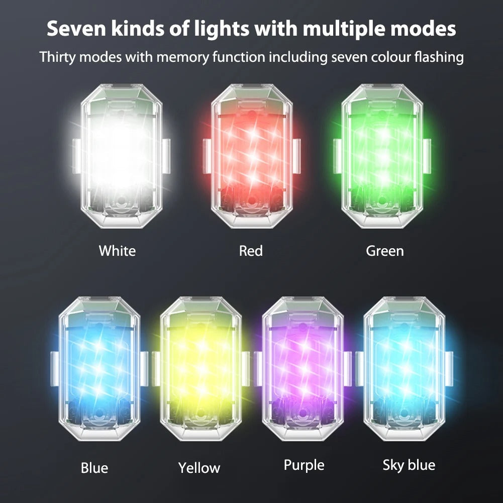 Ledsen™ FlashingLight: Trådløst Fjernstyrt LED Blinkende Lys