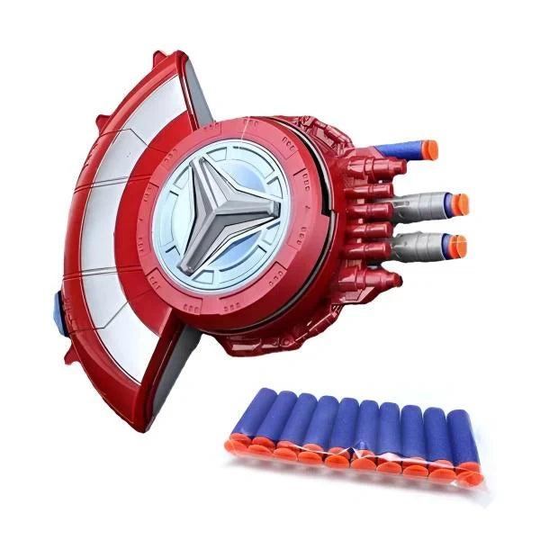 Kletshuts™ ShieldBlaster: Dart Skjold Launcher Hurtig Affyrings Håndledsmonteret Blaster Legetøj