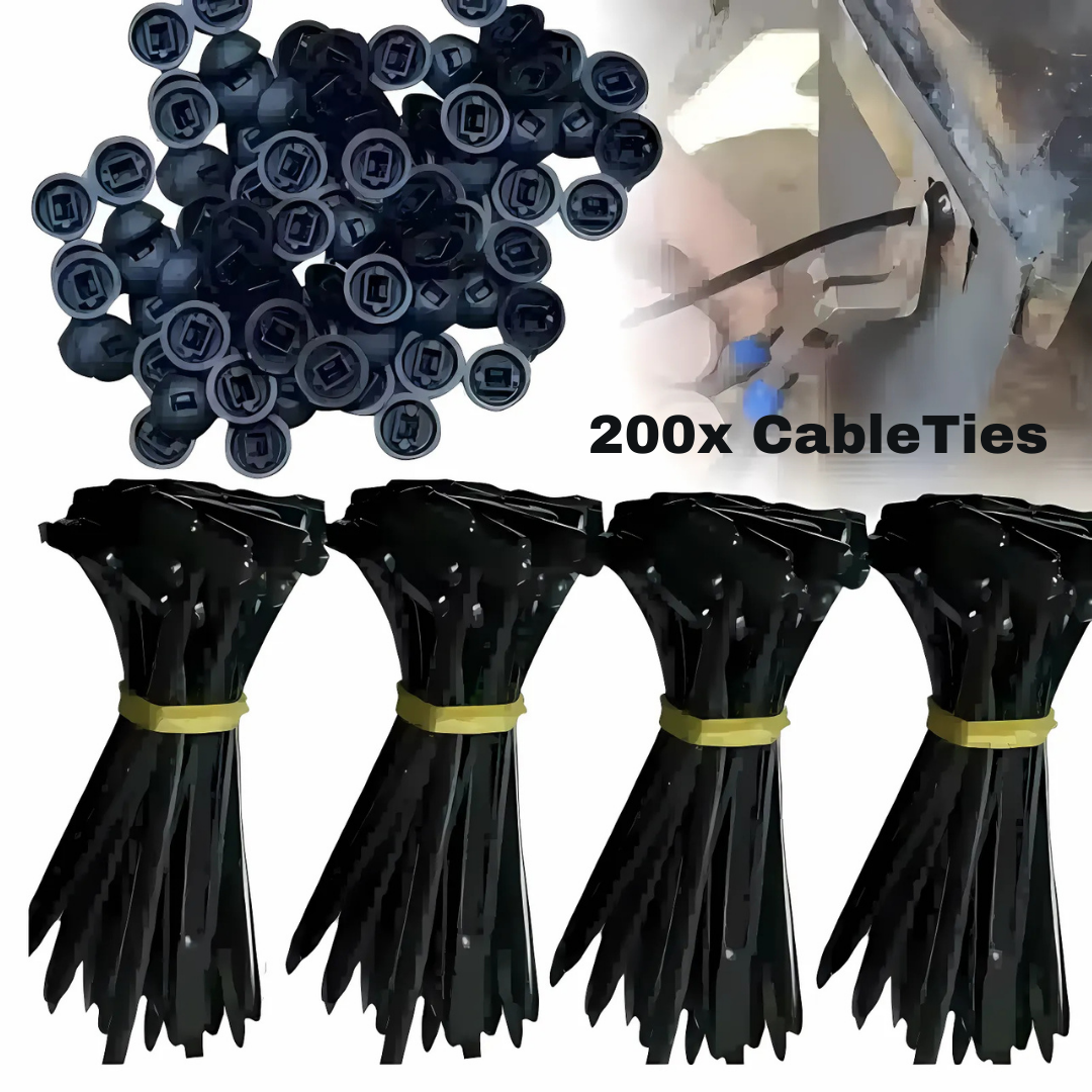CableTies: Enkle universale kabelbindere med spenne