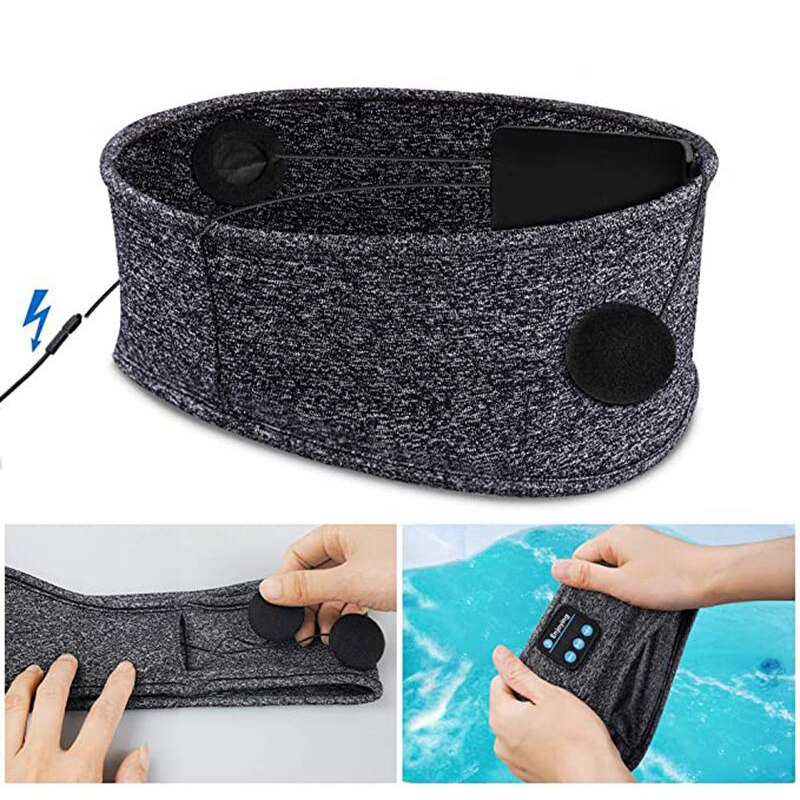 SleepHeadband - Komfortabelt Bluetooth Headset Til Søvn Og Afslapning