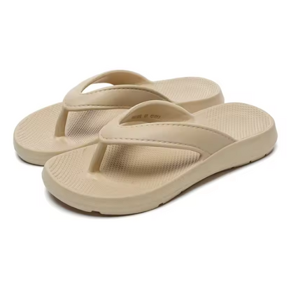 Happy™ ComfortSlippers 1+1 GRATIS: Lettvekt Sklisikre Sommertøfler Til Kvinner