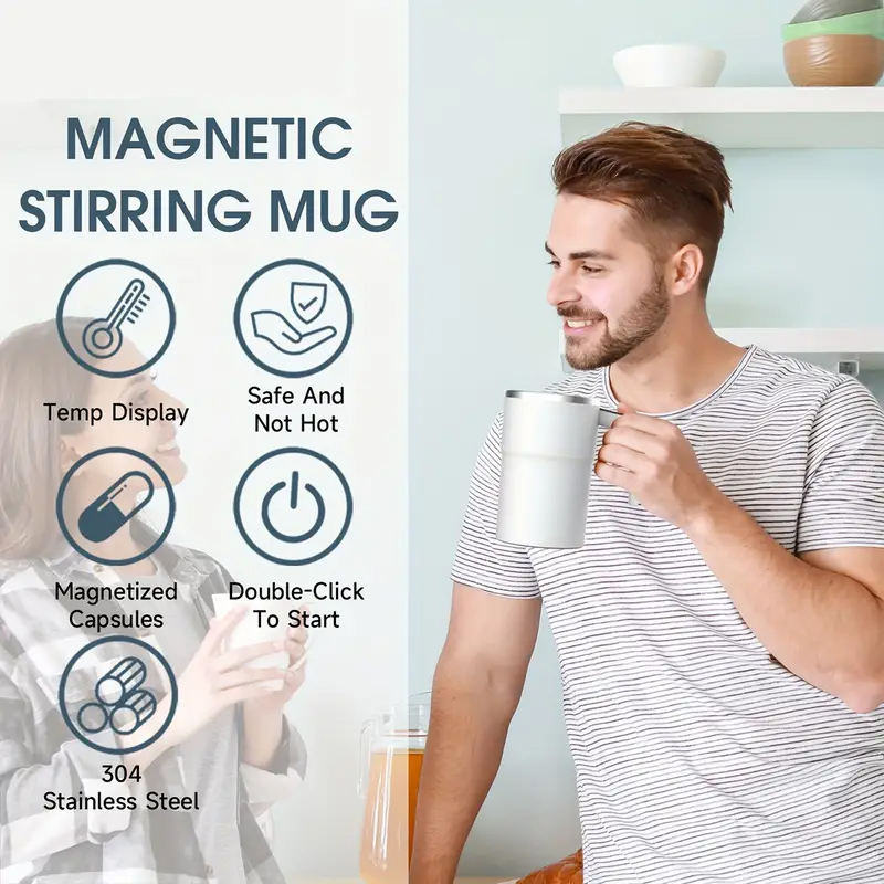 Globetrek° SmartMug: Selvrørende Kop Temperaturdisplay Smart Krus