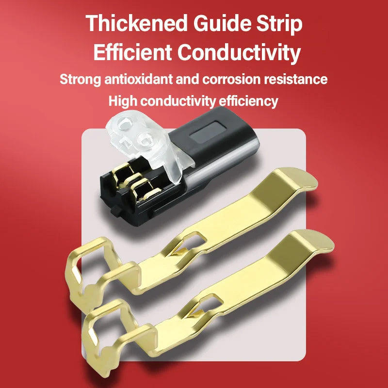 SolderlessConnector 10+10 GRATIS - Hurtigt Sikker Forbindelse Loddefri Tråd Splejs Stik