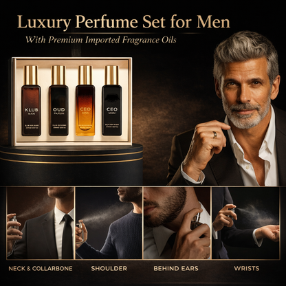 PerfumeSet - Luksus Mænds Parfume Sæt Rejse Størrelse Kollektion