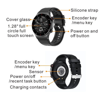 SportsWatch - Multifunktionel Unisex Bluetooth Smart Sportsur Fitness Tracker