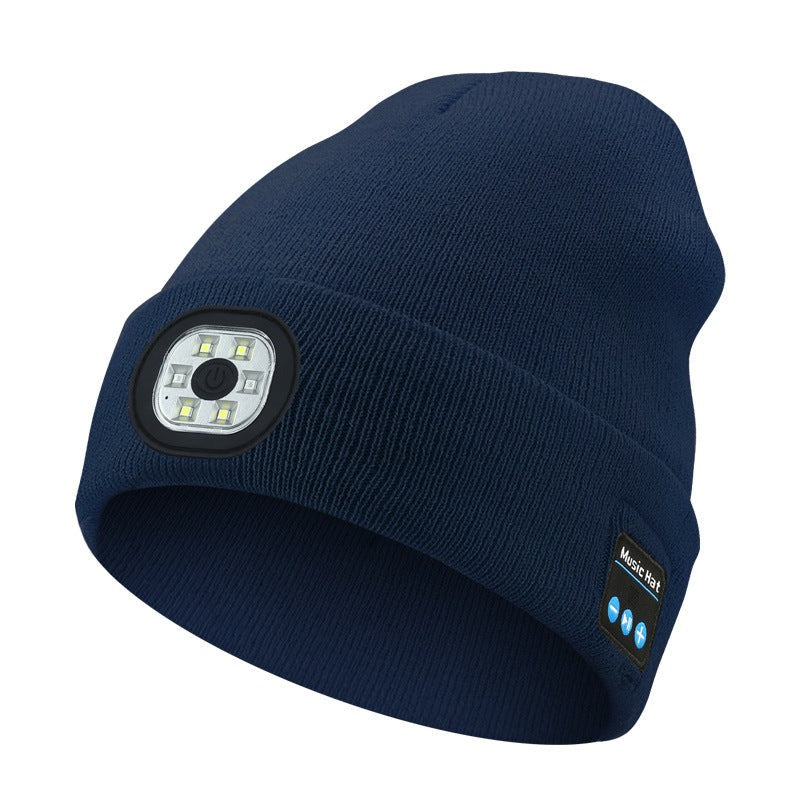 Icone™ MultiBeanie: Multifunksjonell LED-lys og Bluetooth Varm Lue