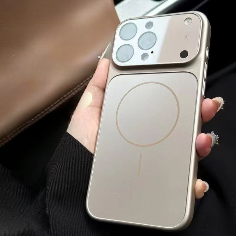 MagsafeCase: iPhone Magsafe Glas Linse Beskyttelses Telefon Etui