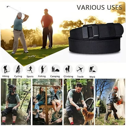 Icone™ TacticalBelt: Justerbart Heavy Duty Metal Spænde Tactical Belt