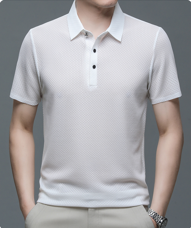 Icone™ BreathableShirt 1+1 GRATIS: Stilfull Pustende Kortarmet Skjorte for Menn