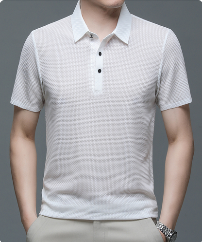 Icone™ BreathableShirt 1+1 GRATIS: Stilfull Pustende Kortarmet Skjorte for Menn