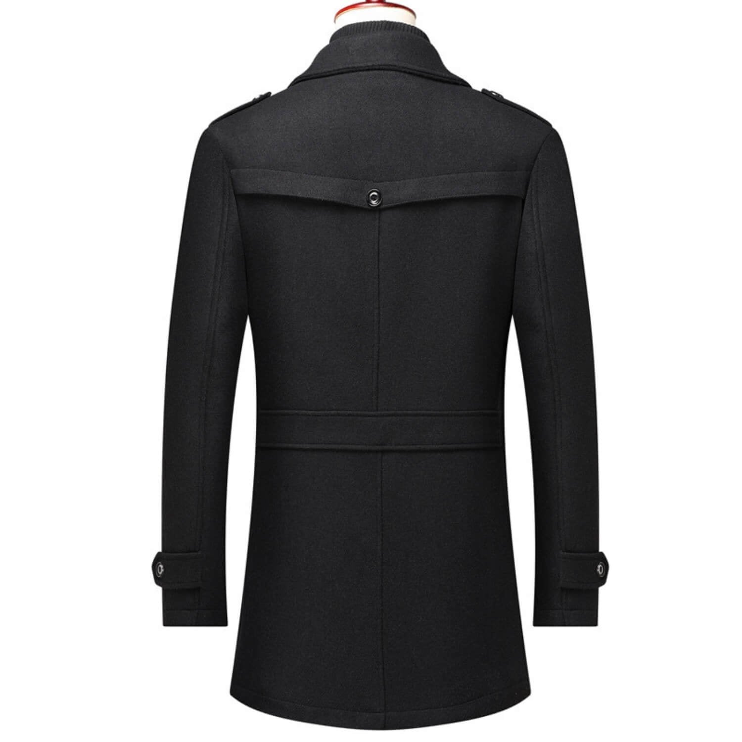 Icone™ WinterCoat: Luksus Dobbel Krage Stilfull Vinter Trenchcoat