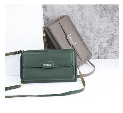 Icone™ WalletBag: Konvertibel Stor Lommebok Slyngeveske