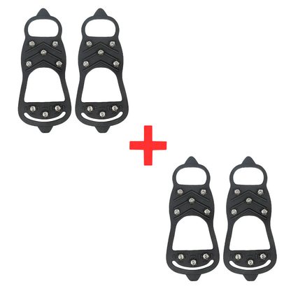 ShoeGrips 1+1 GRATIS: Holdbare Anti-Skli Sikre Utendørs Gå-Sko Grips