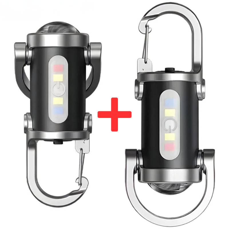 Ledsen™ KeychainFlashlight 1+1 GRATIS - Kraftfuld Pocket LED Nøglekæde Lommelygte