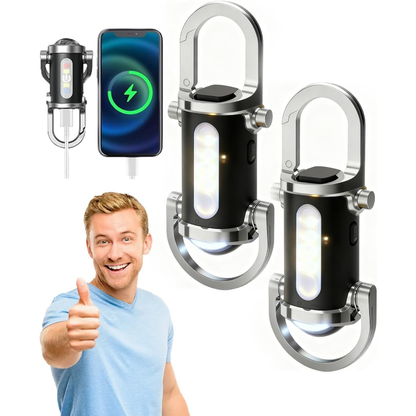 Ledsen™ KeychainFlashlight 1+1 GRATIS - Kraftfuld Pocket LED Nøglekæde Lommelygte