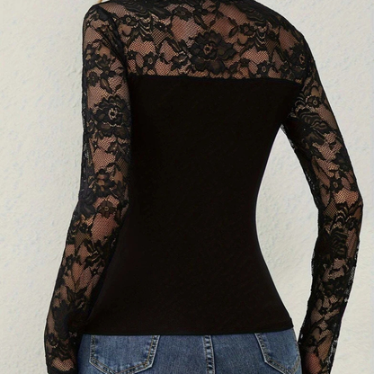 Icone™ LaceTop - Klassisk Komfortabel Chic Elegant Blonder Top