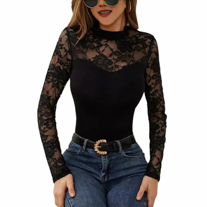 Icone™ LaceTop - Klassisk Komfortabel Chic Elegant Blonder Top