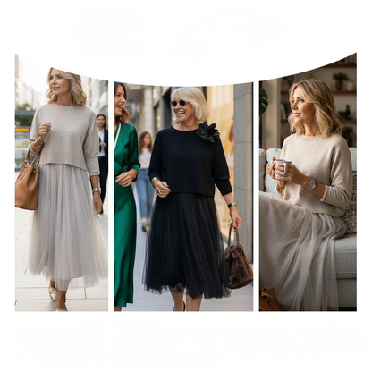 Icone™ TulleDress - Elegant, Stilfull Og Klassisk Tyllkjole