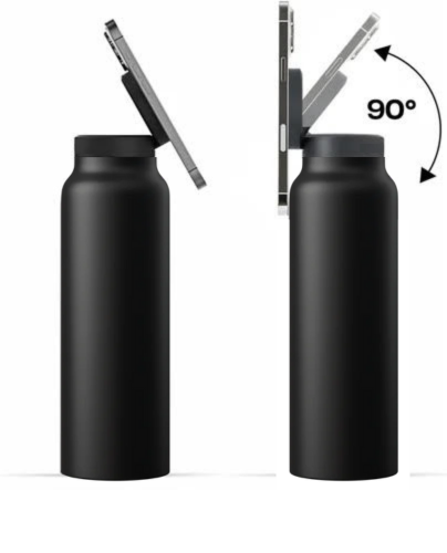 Holder360° MagneticBottle: Magnetisk Vannflaske Telefonholder
