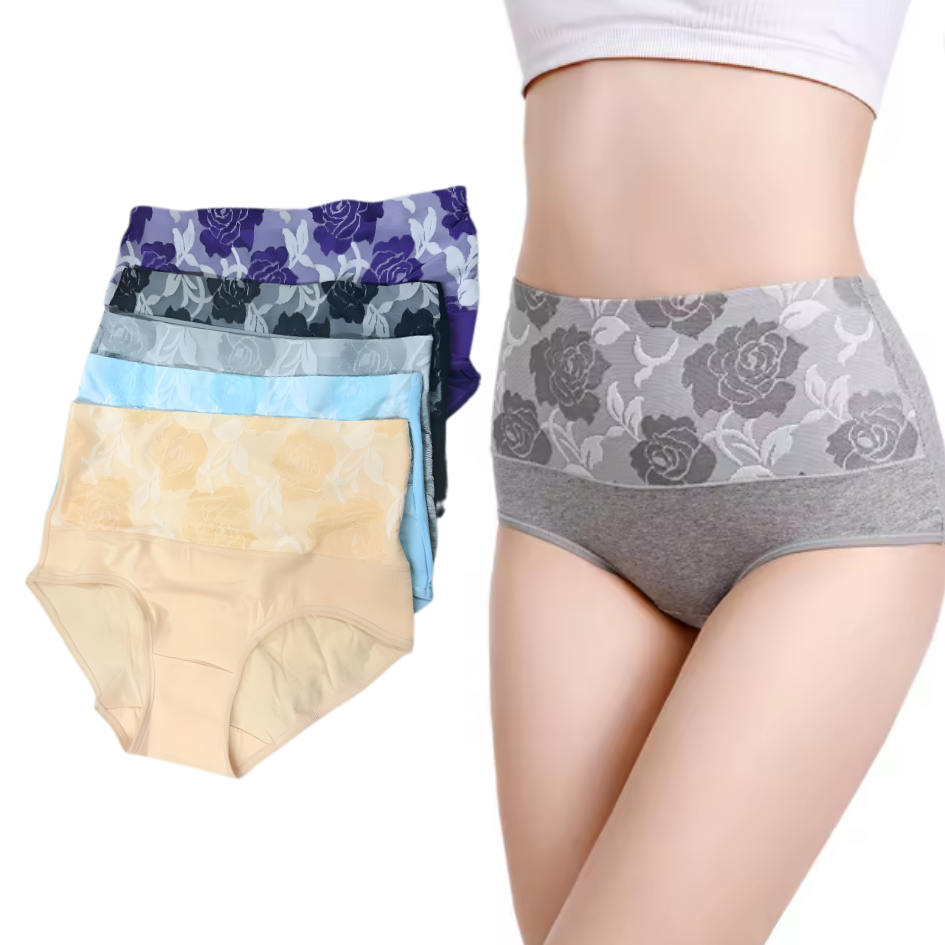 Icone™ HighwaistUnderwear: Komfortabelt Høyt Liv Undertøy med Magestøtte