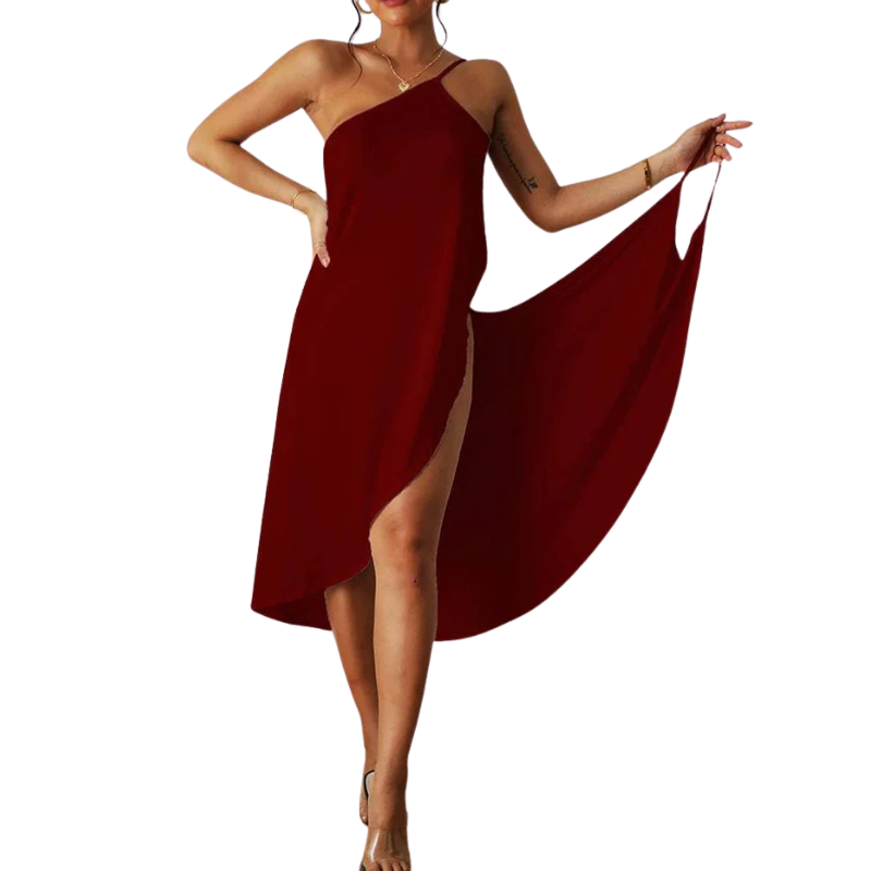 Icone™ WrapDress: Dame Multi Stil Strand Omslagskjole